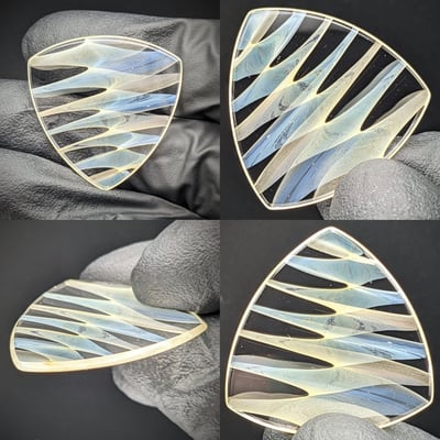Image of Fume Spiral Glass Guitar Picks 