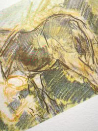 Image 4 of In The Stables A4 Risograph Print