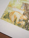 In The Stables A4 Risograph Print