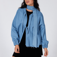 Image 2 of Mini scarf - Denim
