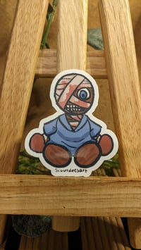 Image 2 of Mouthwashing Print (Free Curly Sticker included!!*)