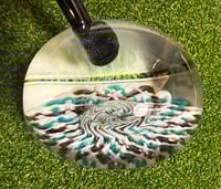Image 2 of Blue, White and silver cello mallet putter