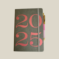 Image 5 of Vegan Leather Bound Journal (Handcrafted)