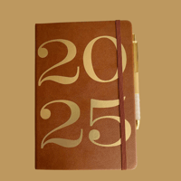 Image 4 of Vegan Leather Bound Journal (Handcrafted)