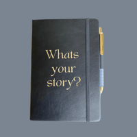 Image 1 of Vegan Leather Bound Journal (Handcrafted)