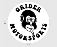 Monkey Logo 3” Round Sticker 