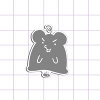 Pooped In Ya Hand Sticker (Clear)