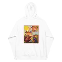 Image 2 of Black Cargo   - Contemporary Urban Art Apparel for the Woke -  Smoke - Unisex Eco Raglan Hoodie