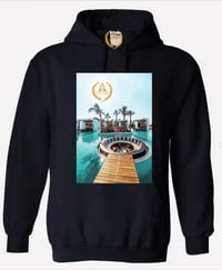 Image 1 of Prince Michael Billionaire Collection | Black Hoodie + Gym Bag| Luxury Travel 1
