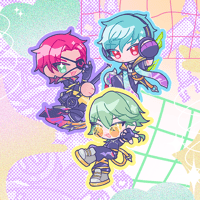 Image 1 of heartsteel holo stickers