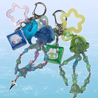 Image 1 of ocean explorers keycap keychains