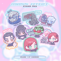 Image 1 of mass effect sticker packs