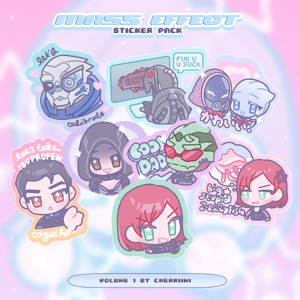 Image of mass effect sticker packs