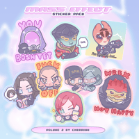 Image 2 of mass effect sticker packs