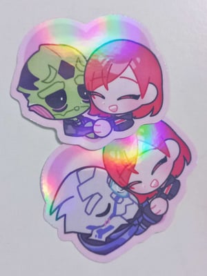 Image of shrios & shakarian holo stickers