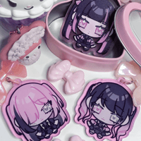 Image 1 of lovesick girls: jirai kei & ryosangata girls keychains