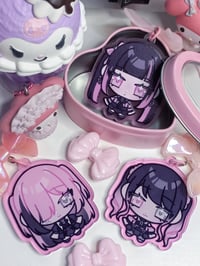 Image 4 of lovesick girls: jirai kei & ryosangata girls keychains