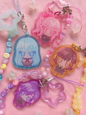 Image of project sekai phone charms