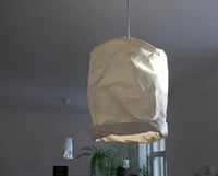 Image 1 of Washable paper cylinder lampshade
