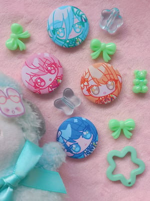 Image of project sekai glitter pins