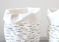Image 3 of Birch pattern washable paper baskets