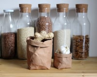 Image 3 of Washable paper baskets in brown shades