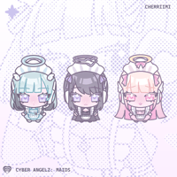 Image 2 of cyber maids phone charms