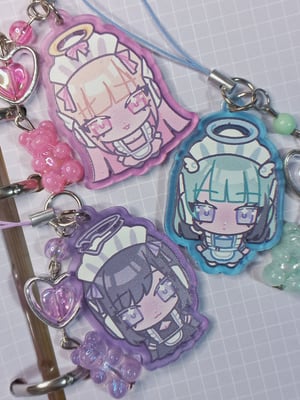 Image of cyber maids phone charms