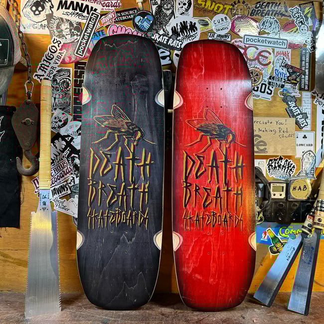 9.5" Double 'Grave' Shovel skateboard deck