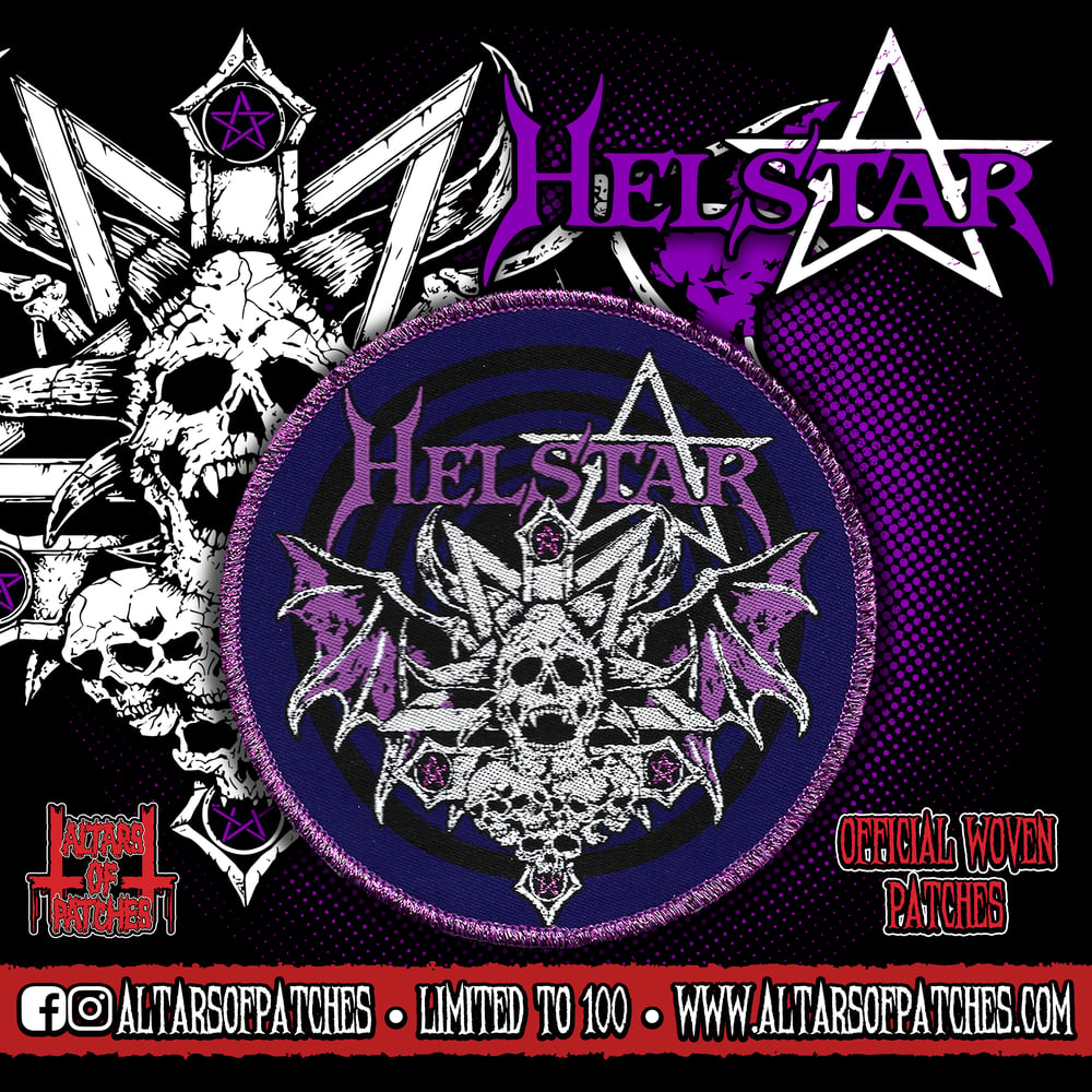 Helstar - "Clad in Black" Official Patch