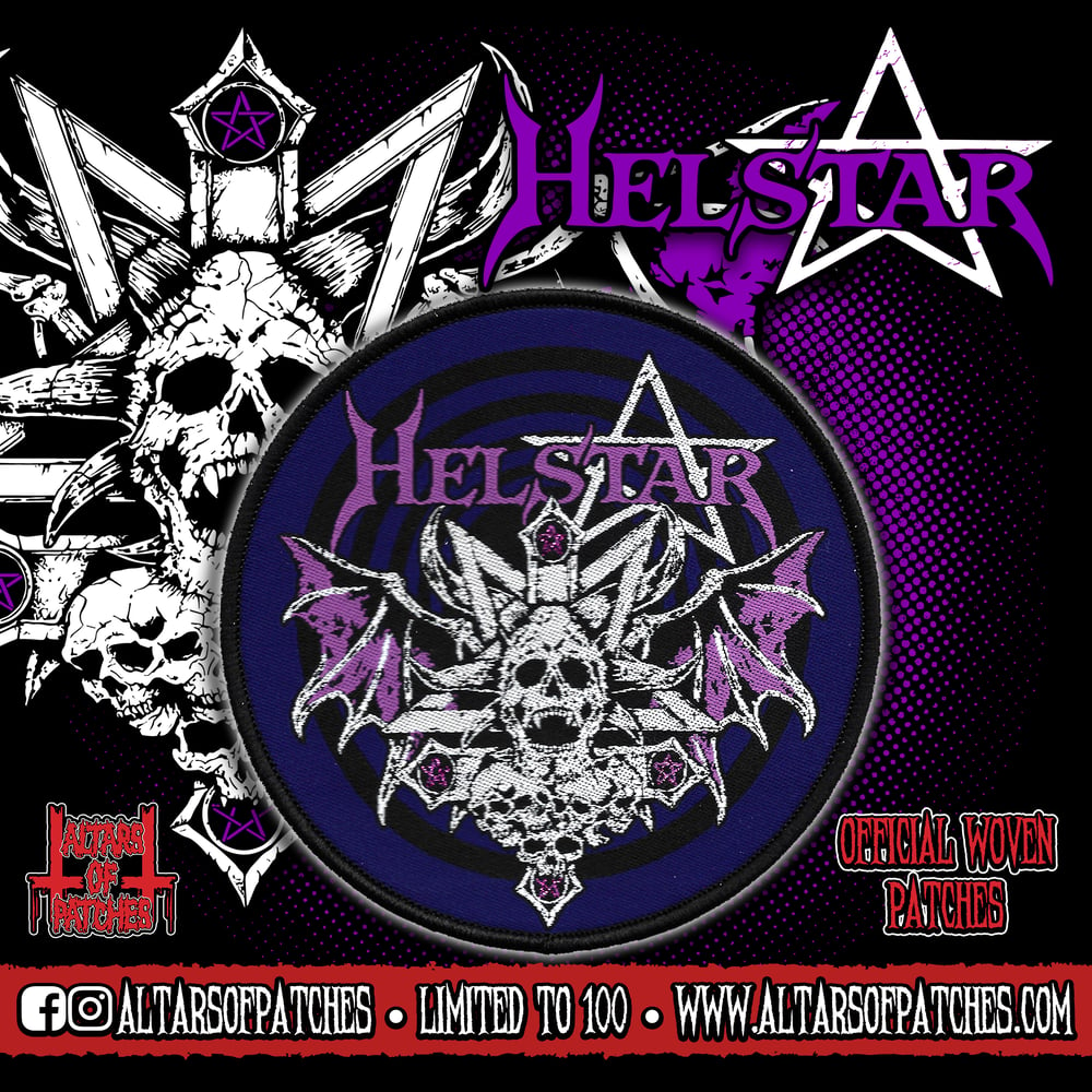 Helstar - "Clad in Black" Official Patch