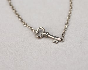 Image of *Sample Sale* 9ct gold, Tiny key necklace and bracelet