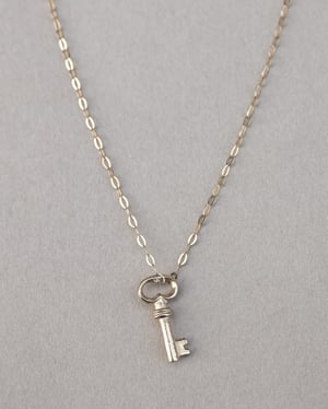 Image of *Sample Sale* 9ct gold, Tiny key necklace and bracelet