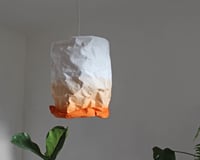 Image 3 of Washable paper cylinder lampshade