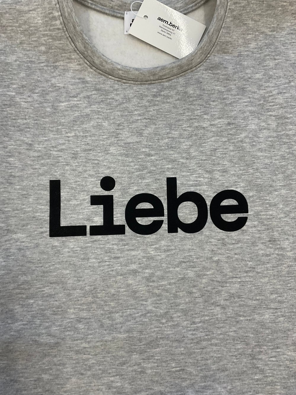 Grey Liebe sweatshirt 