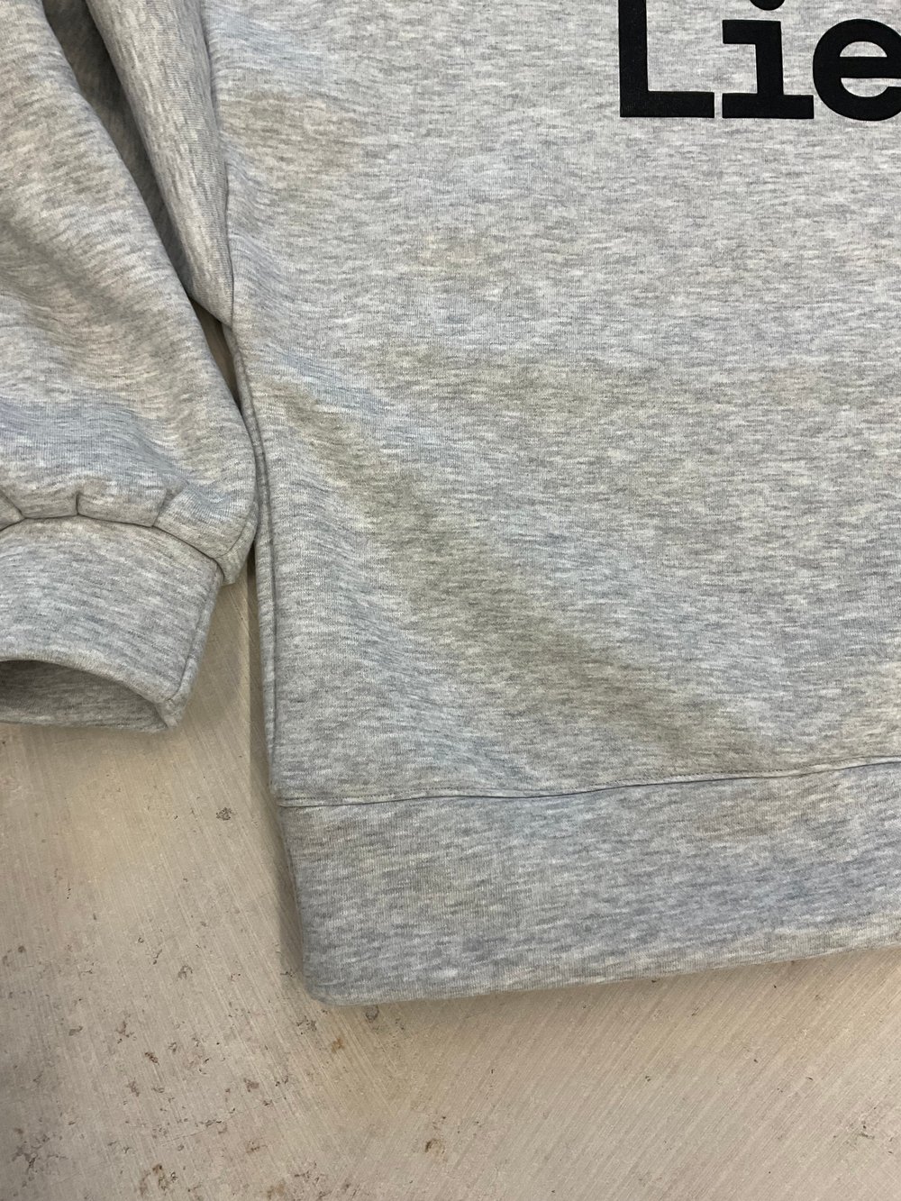 Grey Liebe sweatshirt 