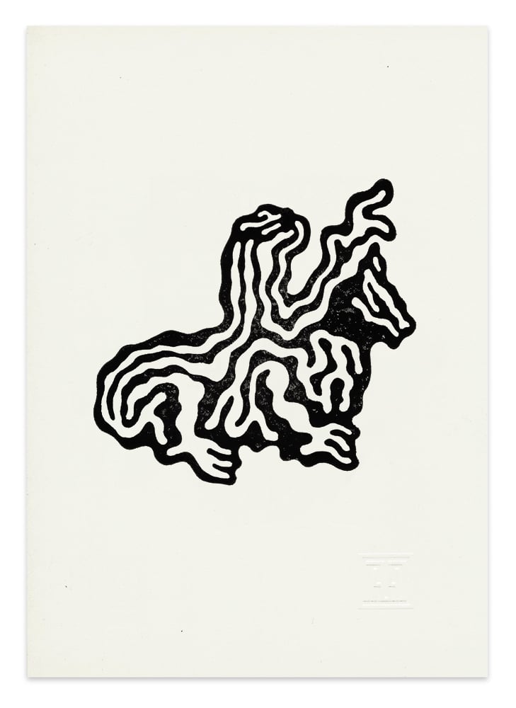 Image of Toxic - Linocut Print