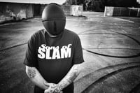 Silver on Black - Logo tee