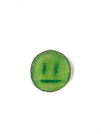 Image 1 of Magnet Smiley Green