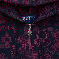 Image 3 of Bott/Slinky Zip-Hoodie Navy 