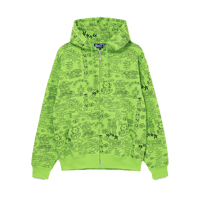 Image 1 of Bott/Slinky Zip-Hoodie Lime Green