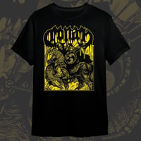 Horseback Battle Hammer Shirt - yellow ink