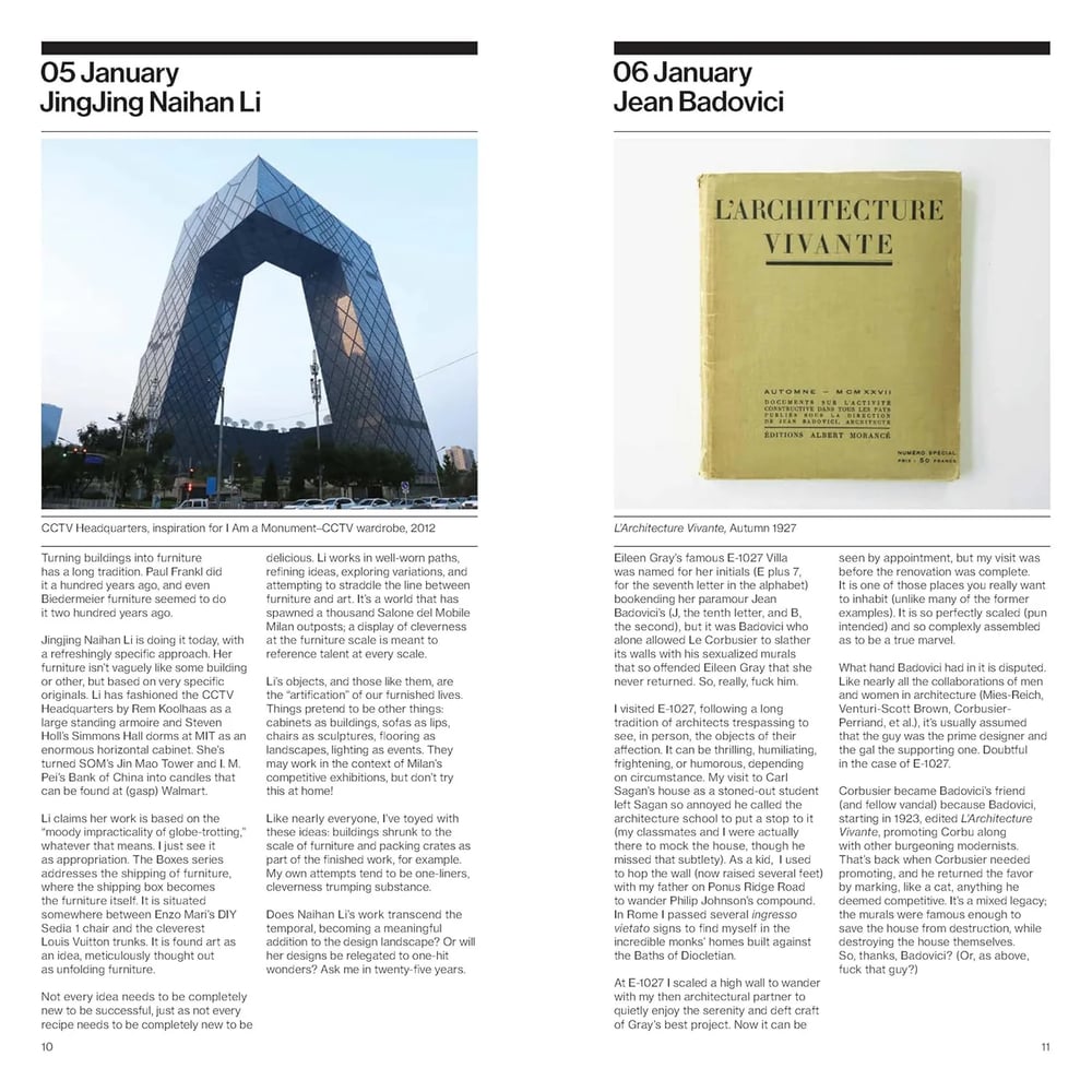Image of Architect and Designer Birthday Book
