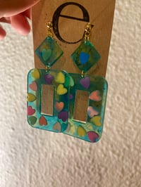 Image 2 of heart earrings