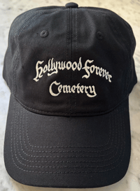 Hollywood Forever dad cap black