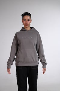 Image 1 of VOGUE DE RUE HOODIE FADED GREY 
