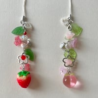 Image 2 of stawberry peach phone charms