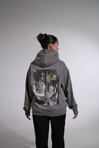 Image 2 of VOGUE DE RUE HOODIE FADED GREY 
