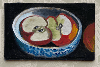 Apples in a bowl by Cathy Cullis