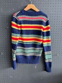 Image 4 of Stripped wool sweater #206